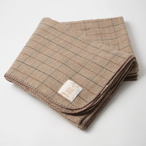 Pure wool blanket | Large checks
