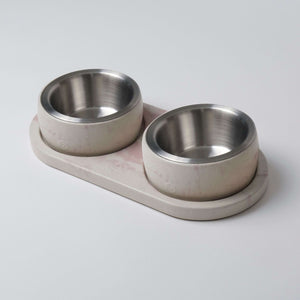 Bowls small size with its support | Pink Marble