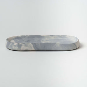 Vide-poche grand format | Marbré gris