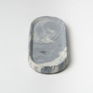 Large pocket tray | Grey Marble