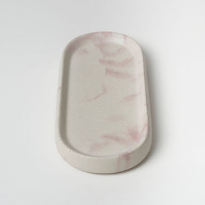Large pocket tray | Pink Marble