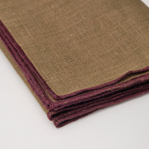 Linen napkin | Aubergine