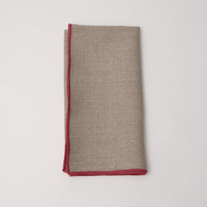 Linen napkin | Raspberry